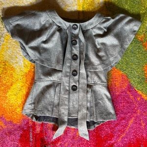 F21 short sleeve Blazer top